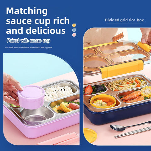 Lunch Box - Smile - Sky Blue - China - 2561