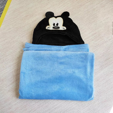 Kolaco - Hoodie Blanket - Blue - Mickey Mouse