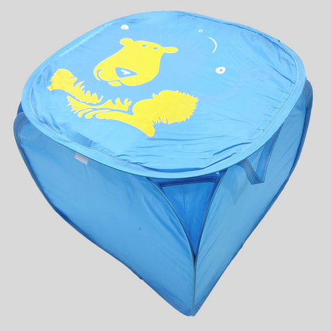 Laundry Basket - Lion - Blue