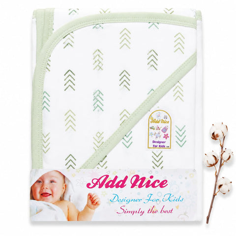 Newborn Cotton Wrapping Sheet - Green - Arrows - Nice