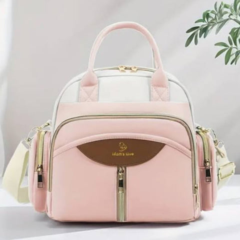 6 Pockets Waterproof Diaper Backpack - Mom's Love