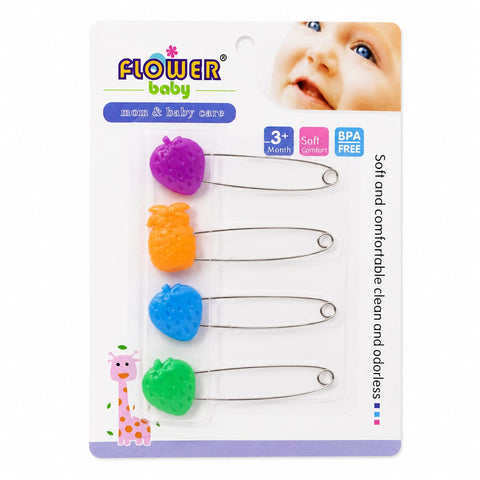 Pack of 4 Pins - Flower Baby