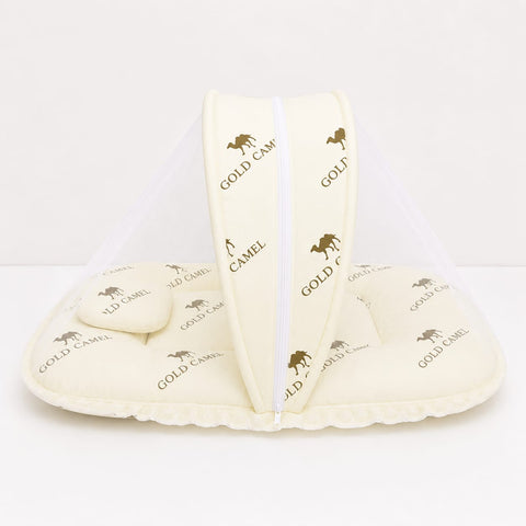 Mosquito Bed Net - Cream - Camel - 26
