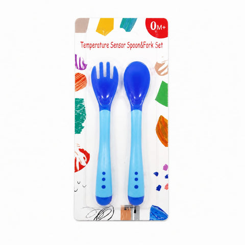 Baby Spoon & Fork Set - Pack of 2 - Blue