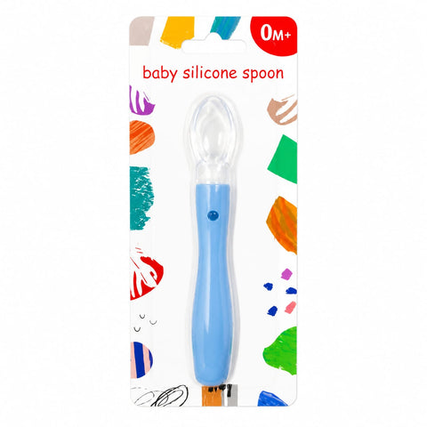 Baby Silicone Spoon - Blue