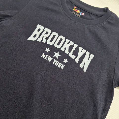 TBS_BRL - T-Shirt & Shorts - Navy Blue - Brooklyn