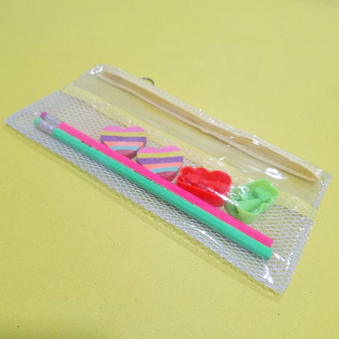 7 Pieces - Pouch Stationery Gift Set - 0001