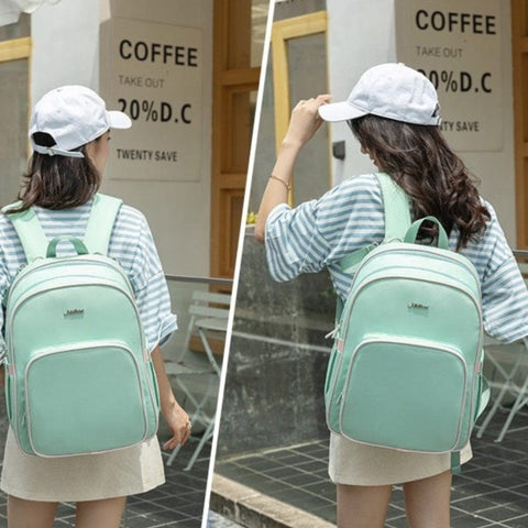 Midibeini - Waterproof Diaper Backpack - Light Green