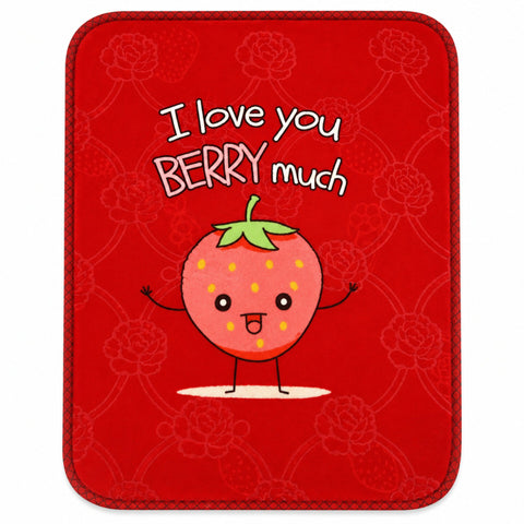 Double Ply Baby Plush Blanket - Red - Berry (42*33 Inches)