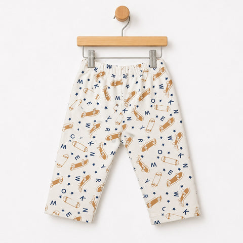 Cotton Jersey Causal Wear Trouser - Skin - Sports (3-6 Months)