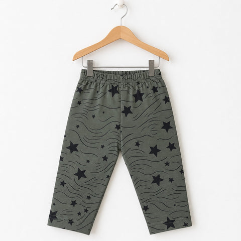 Cotton Jersey Causal Wear Trouser - Green - Star Thread