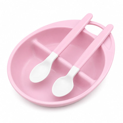 3 Pieces Infant Feeding Set - Pink