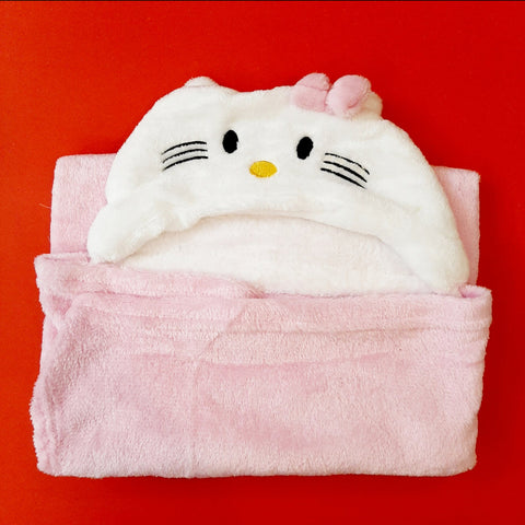 Kolaco - Hoodie Blanket - Pink - Hello Kitty