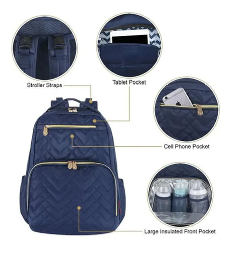 Fisher Price - Diaper Backpack - Navy Blue