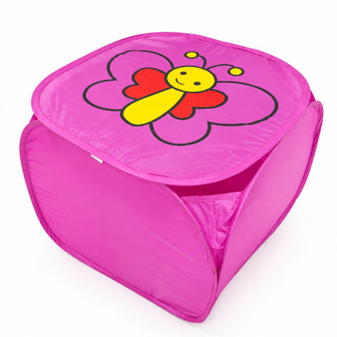 Laundry Basket - Butterfly - Purple