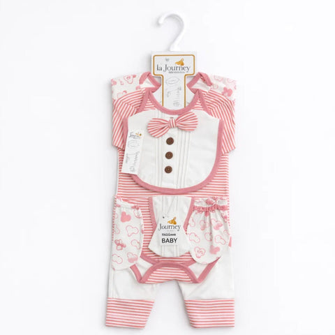 JL - Cotton Interlock - 10 Pieces - Bow Lining - Starter Set - Pink