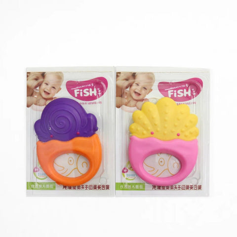 Fish - Pack of 2 Teethers - Yellow & Purple - Characters