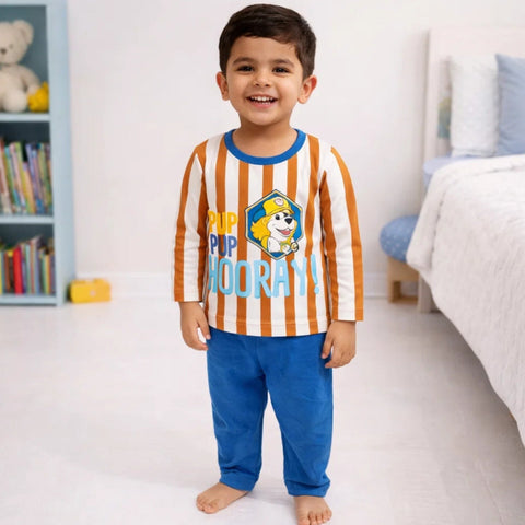 Sarah Aly - Night Suit - Cotton Interlock - Brown - Hooray - China