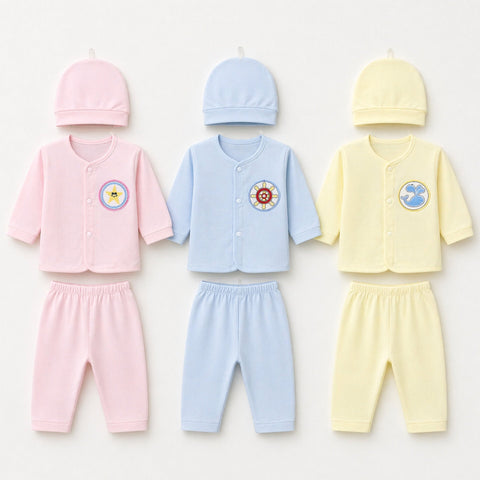 TBS - Cotton - Newborn Night Suits - BPY - Star & Fish - 26