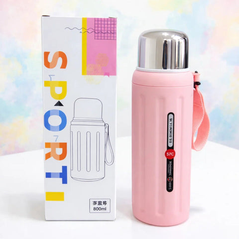 Sport - Stainless Steel Vacuum Flask - Red - 800 ML - Sus316