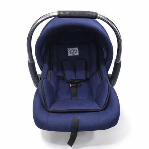 GB - Double Cushion - Luxury Carry Cot - Blue