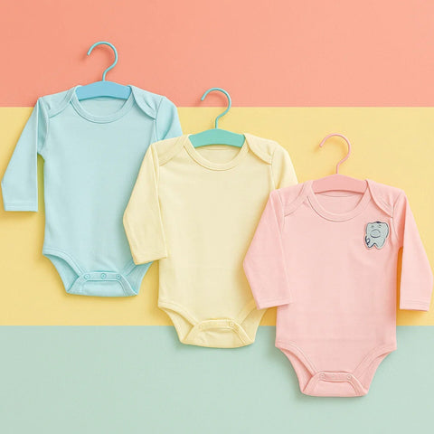 TBS - Pack of 3 - Plain Bodysuits - Colors