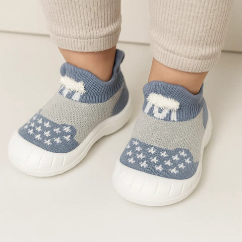 Skidders - Grey & Blue - Mini Stars