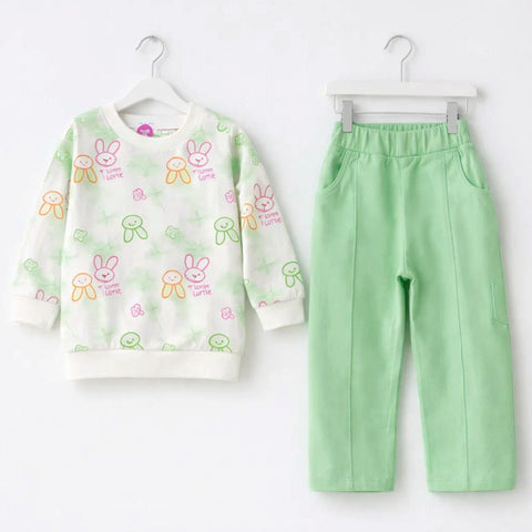ND - 2 Pieces - Suit Set - Green - Vibes
