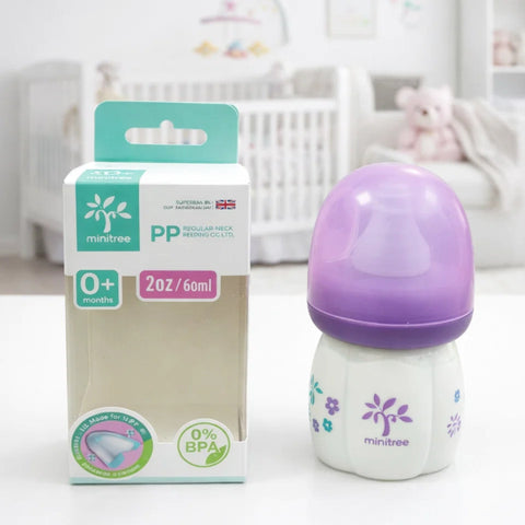 Mini-Tree - Regular Neck - Plastic Feeding Bottle - 2Oz/60Ml - 038A2FY