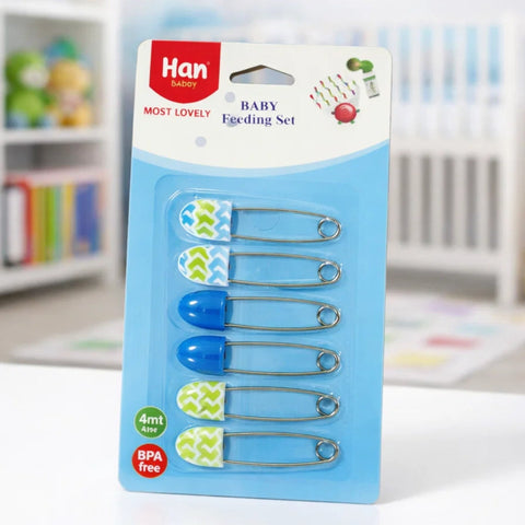 Han - Pack of 6 Pins - Blue - ZH068