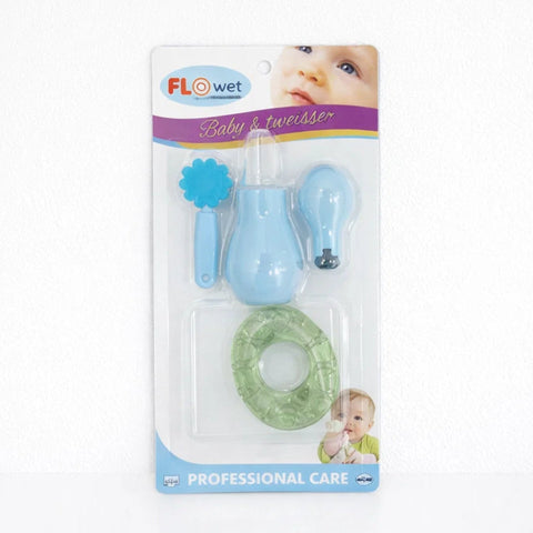 Flower Baby - 4 Pieces - Accessories Set - Blue