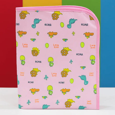 Diaper Changing Sheet - Medium - 27*19 Inches - Pink - Roar