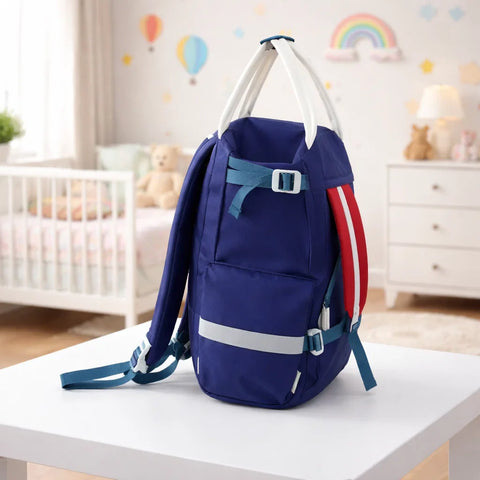 QISEMAO - Waterproof Diaper Backpack - Navy