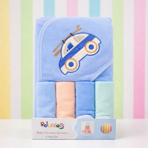 Junior's - 5 Pieces - Bath Towel Gift Set - Blue