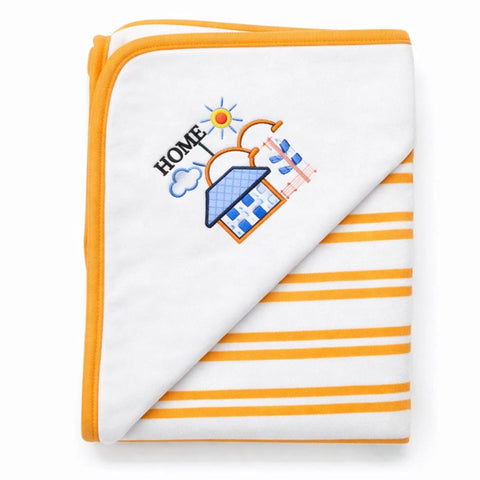 B&B - Bath Towel - Peach - Stripes