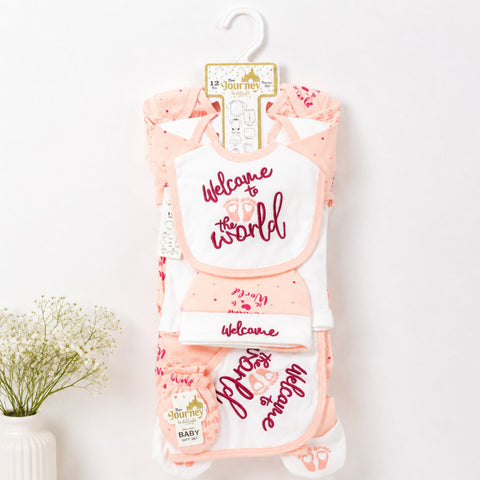 JL - Cotton Interlock - 12 Pieces - Welcome - Starter Set - Peach