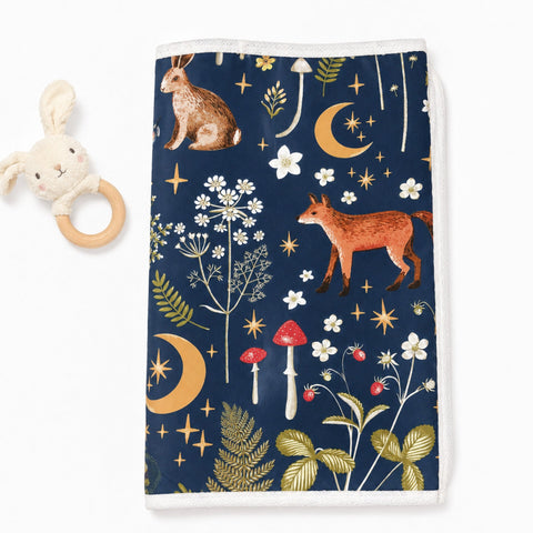 Waterproof Diaper Changing Mat - Blue - Jungle (36*20 Inches)
