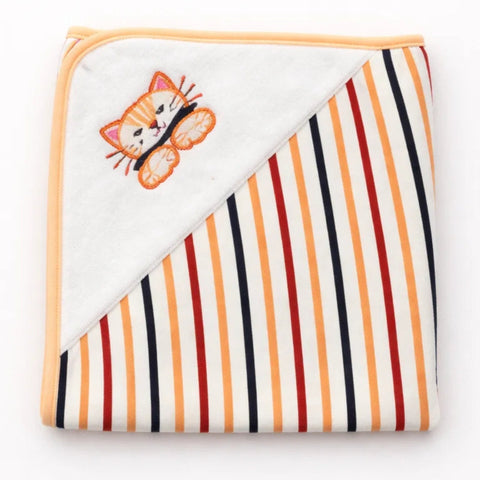 Lovely Soft - Multi Lining - Bath Towel - Peach