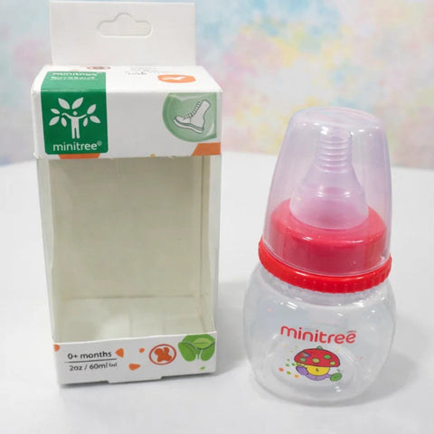 Mini-Tree - Regular Neck - Plastic Feeding Bottle - 2Oz/60Ml - ZR655