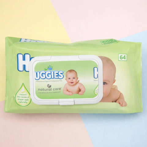 64 Wipes - Huggies