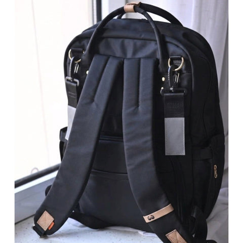 Alamom - Waterproof Diaper Backpack - Black