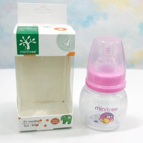 Mini-Tree - Regular Neck - Plastic Feeding Bottle - 2Oz/60Ml - ZR655