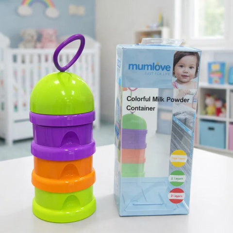 Mumlove - 3 Layer - Milk Powder Container - Green