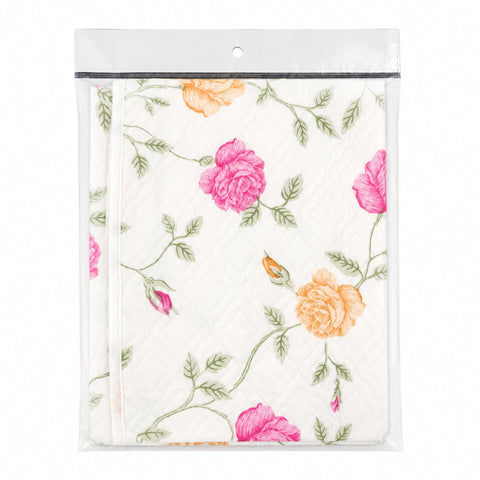 Diaper Changing Sheet - Yellow & Pink - Flowers