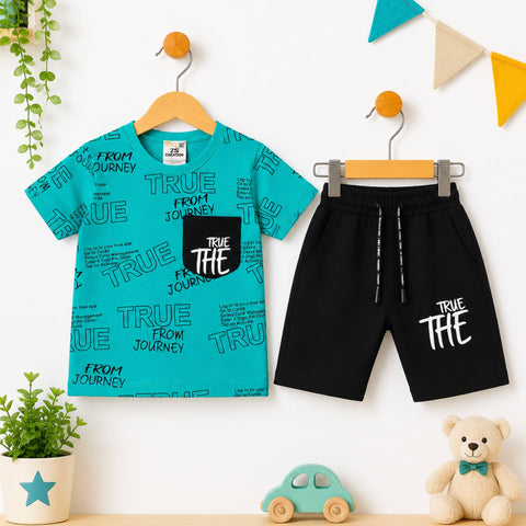 ZS - T-Shirt & Short - Green - True Journey