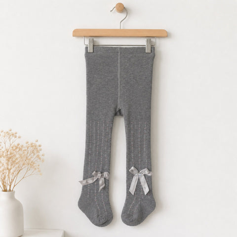 XUEYUR - Legging - Dots & Bow - Light Grey