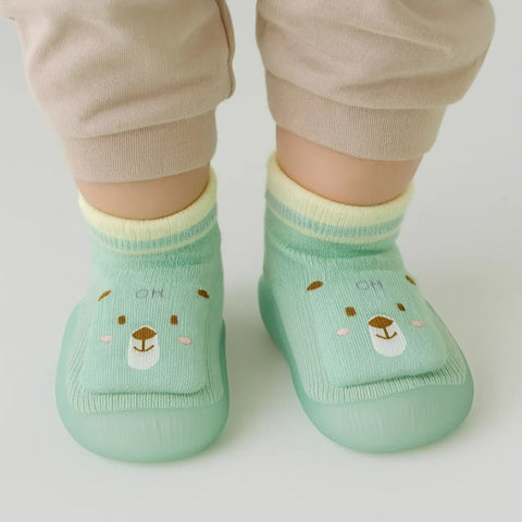 Skidders - Light Green - Square Bear