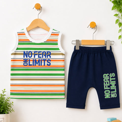 KM - Cotton Jersey - Sando & Short - Green - Fear Limit