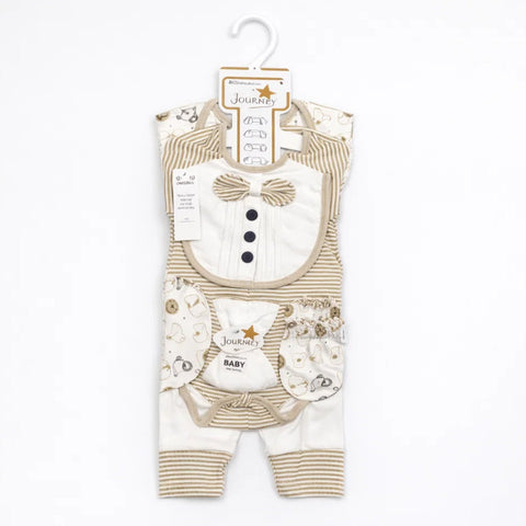 JL - Cotton Interlock - 10 Pieces - Bow Lining - Starter Set - Brown