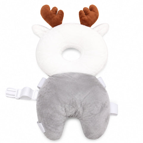 Baby Head Protector - Large - Grey Reindeer